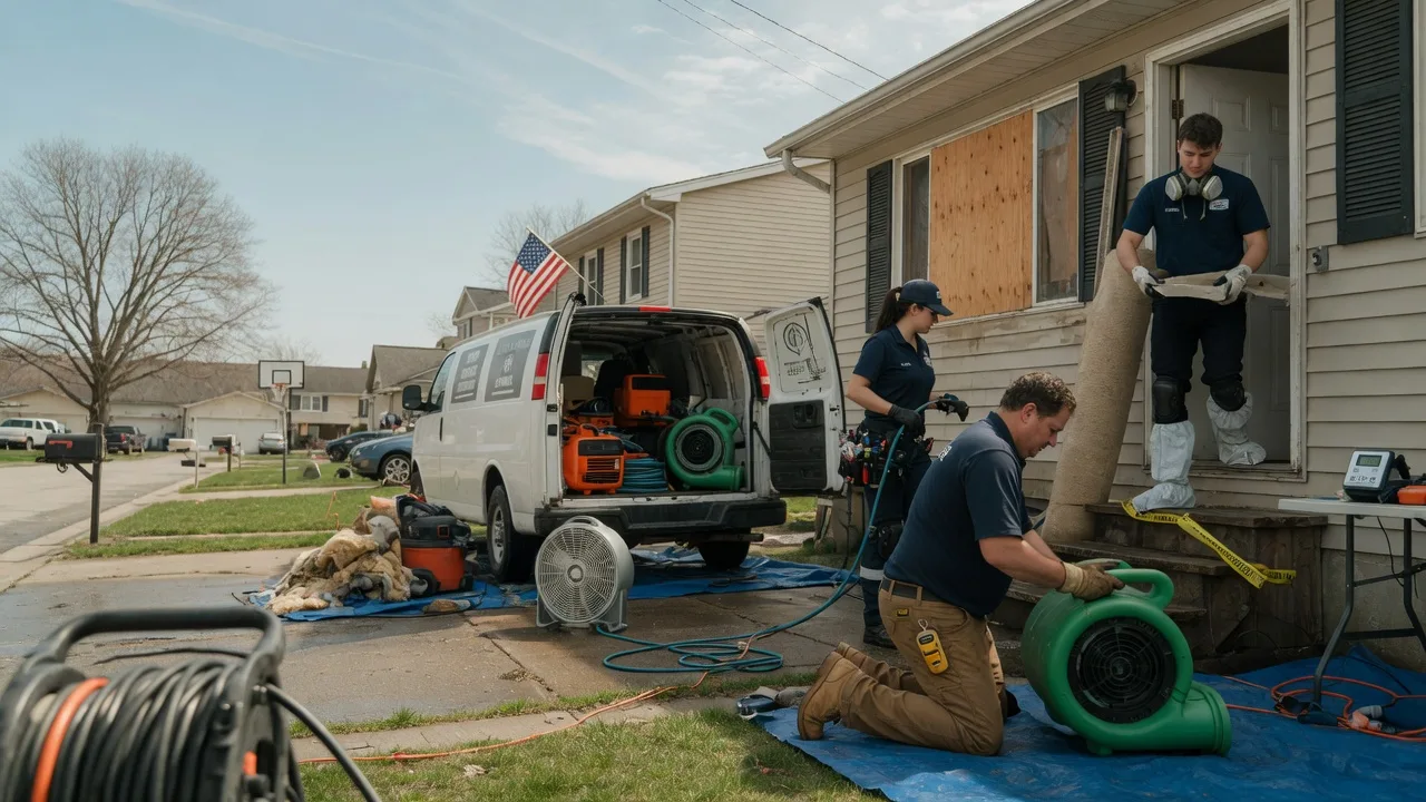 Water Damage Restoration in Mayfield, KS near me